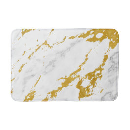 Elegant Marble style6 - Gold en White Badmat