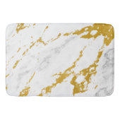 Elegant Marble style6 - Gold en White Badmat (Voorkant)