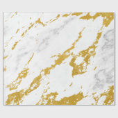 Elegant Marble style6 - Gold en White Cadeaupapier (Vlak)