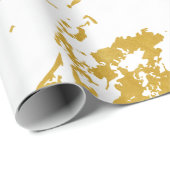 Elegant Marble style6 - Gold en White Cadeaupapier (Rol Hoek)