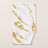 Elegant Marble style6 - Gold en White Handdoek (Handdoek)