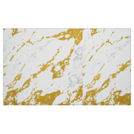 Elegant Marble style6 - Gold en White Stof