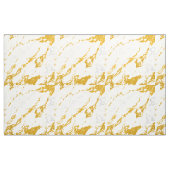 Elegant Marble style6 - Gold en White Stof (Yard (91,4 cm))