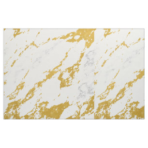 Elegant Marble style6 - Gold en White Stof
