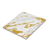 Elegant Marble style6 - Gold en White Tegeltje (Zijkant)