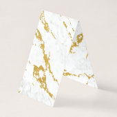 Elegant Marble style6 - Gold en White Visitekaartje (Achterkant)