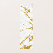 Elegant Marble style6 - Gold en White Visitekaartje (Buitenkant ongevouwen)