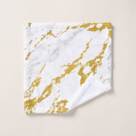 Elegant Marble style6 - Gold en White Washandje