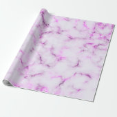Elegant Marble style - paars roze Cadeaupapier (Uitgerold)
