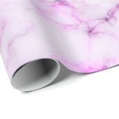 Elegant Marble style - paars roze Cadeaupapier (Rol Hoek)
