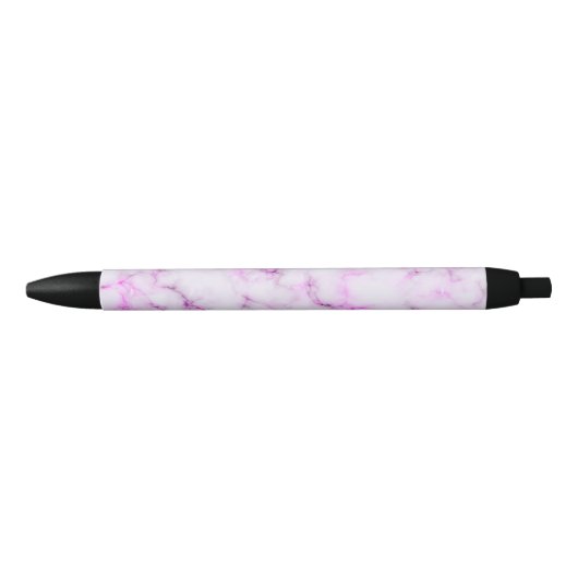 Elegant Marble style - paars roze Zwarte Inkt Pen (Voorkant)