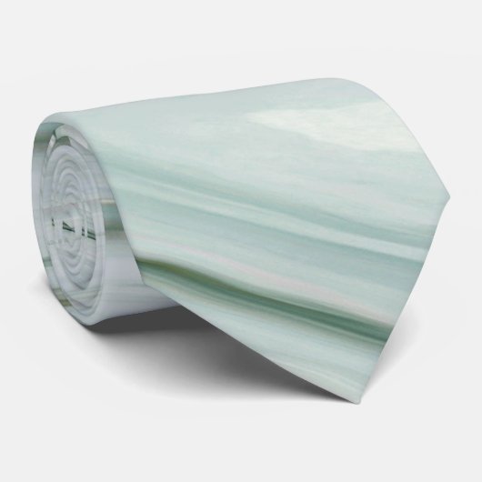 Elegant Marble Swirl Glitter Pattern Sparkle Glam Stropdas (Opgerold)