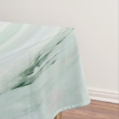 Elegant Marble Swirl Silver Glitter Sparkle Glam Tafelkleed (Voorbeeld)