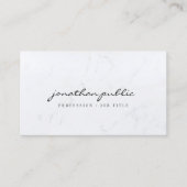 Elegant Marble Template Script Luxury Profile Visitekaartje (Voorkant)