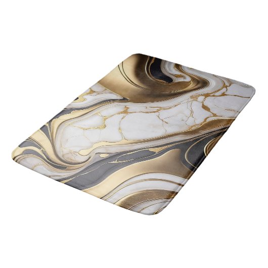 Elegant Marble Texture Badmat (Gekanteld)