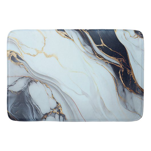 Elegant Marble Texture Badmat (Voorkant)