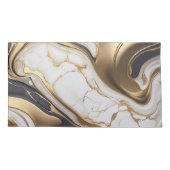 Elegant Marble Texture Kussensloop (Achterkant)
