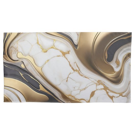 Elegant Marble Texture Kussensloop (Voorkant)