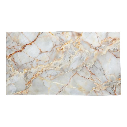 Elegant Marble Texture Kussensloop (Achterkant)