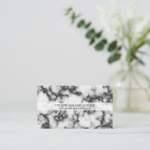 Elegant Marble Visitekaartje (Staand voorkant)