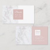 Elegant Marble Visitekaartje (Voorkant / Achterkant)