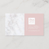 Elegant Marble Visitekaartje (Achterkant)