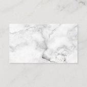 Elegant Marble Waterverf Floral Gold Wedding Plaatskaartje (Achterkant)