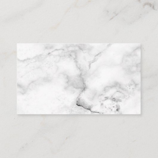 Elegant Marble Waterverf Floral Gold Wedding Plaatskaartje (Achterkant)