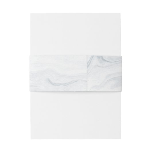 Elegant Marble Wedding Uitnodigingen Wikkel (Achterkant Voorbeeld)