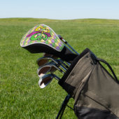 Elegant Mardi Gras Fleur De Lis Design Golf Hoesje Golfheadcover (Insitu)