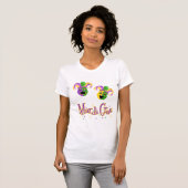 Elegant Mardi Gras Mask Womens t-Shirt (Voorkant volledig)