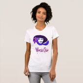 Elegant Mardi Gras Masker T-shirt (Voorkant volledig)