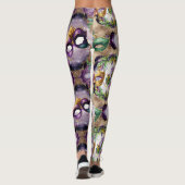 Elegant Mardi Gras maskers Leggings (Achterkant)