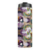 Elegant Mardi Gras maskers Thermosbeker (Voorkant)