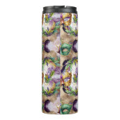 Elegant Mardi Gras maskers Thermosbeker (Achterkant)