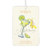Elegant Margs & Huwelijk Bachelorette Weekend Luchtverfrisser (Voorkant)