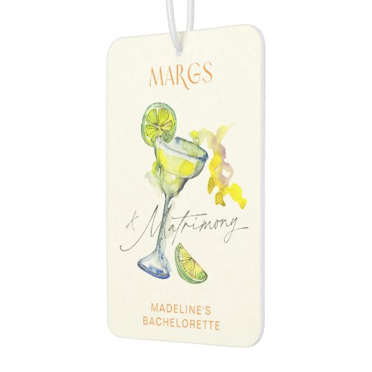Elegant Margs & Huwelijk Bachelorette Weekend Luchtverfrisser (Links)