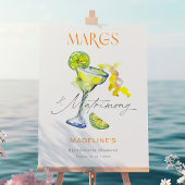 Elegant Margs & Huwelijk Bachelorette Weekend Poster