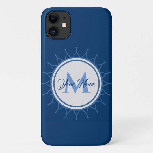 Elegant marien monogram intens! Case-Mate iPhone case (Achterkant)