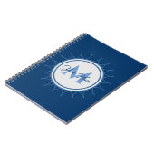 Elegant marien monogram intens! notitieboek (Linkerzijde)