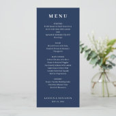 Elegant Marine Formeel Menu (Staand voorkant)