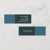 Elegant Marine Mini Visitekaartje (Voorkant / Achterkant)