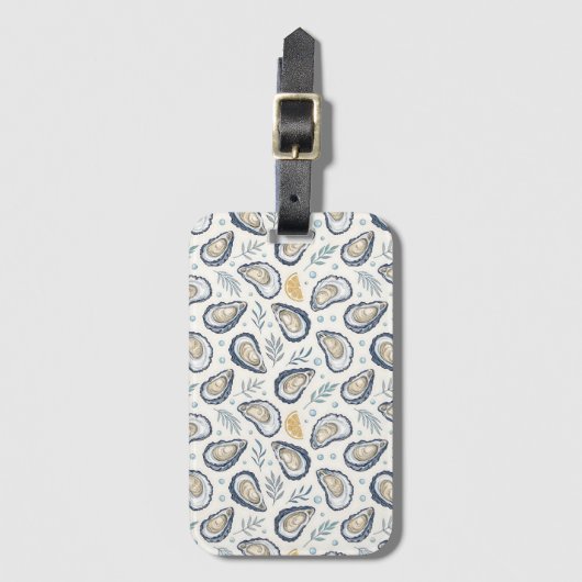 Elegant Marine Oysters Bagagelabel (Voorkant (verticaal))