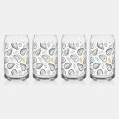 Elegant Marine Oysters Blikvorm Glas (Links)