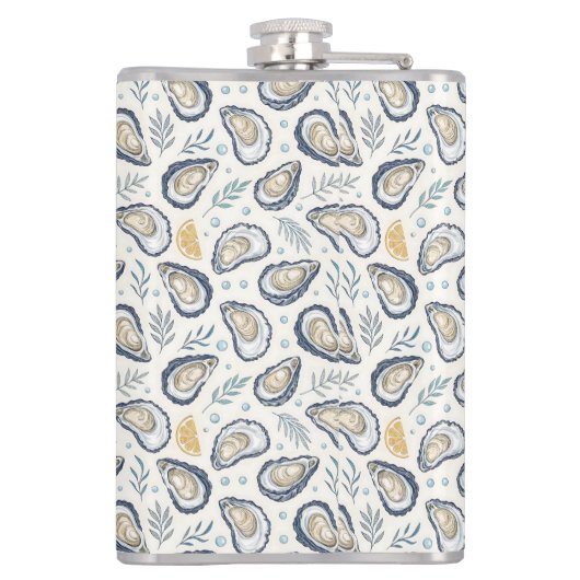 Elegant Marine Oysters Heupfles (Achterkant)