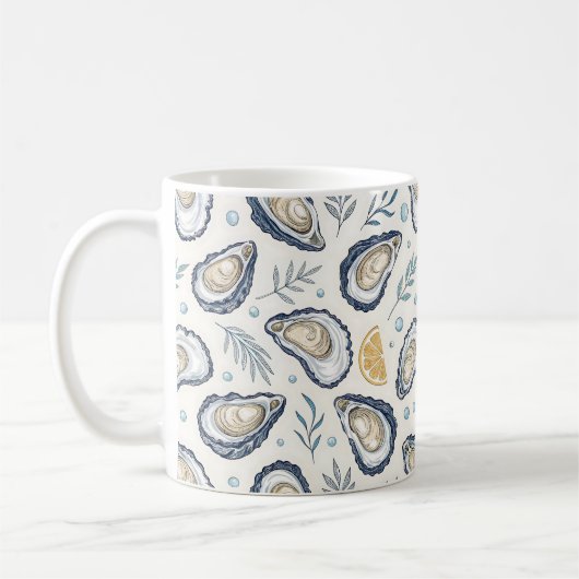 Elegant Marine Oysters Koffiemok (Links)