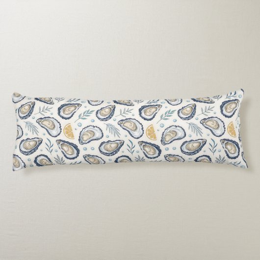 Elegant Marine Oysters Lichaamskussen (Achterkant)