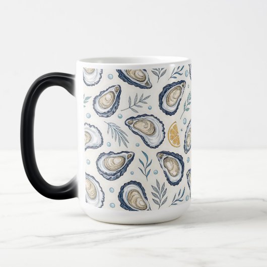 Elegant Marine Oysters Magische Mok (Links)