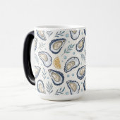 Elegant Marine Oysters Magische Mok (Voorkant links)