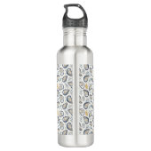 Elegant Marine Oysters Waterfles (Achterkant)